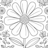 Blooming Garden Coloring Page