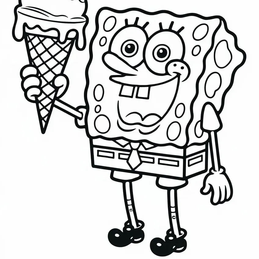 SpongeBob Coloring Pages