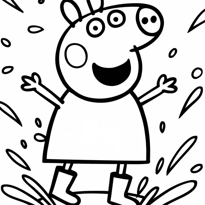 Peppa Pig Coloring Pages