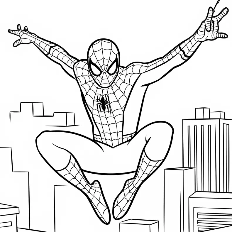 Spider Man Coloring Pages