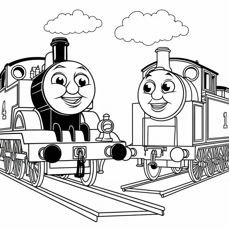 Thomas And Friends Coloring Pages