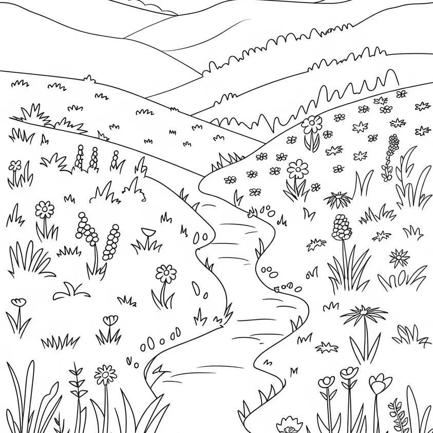 Spring Coloring Pages