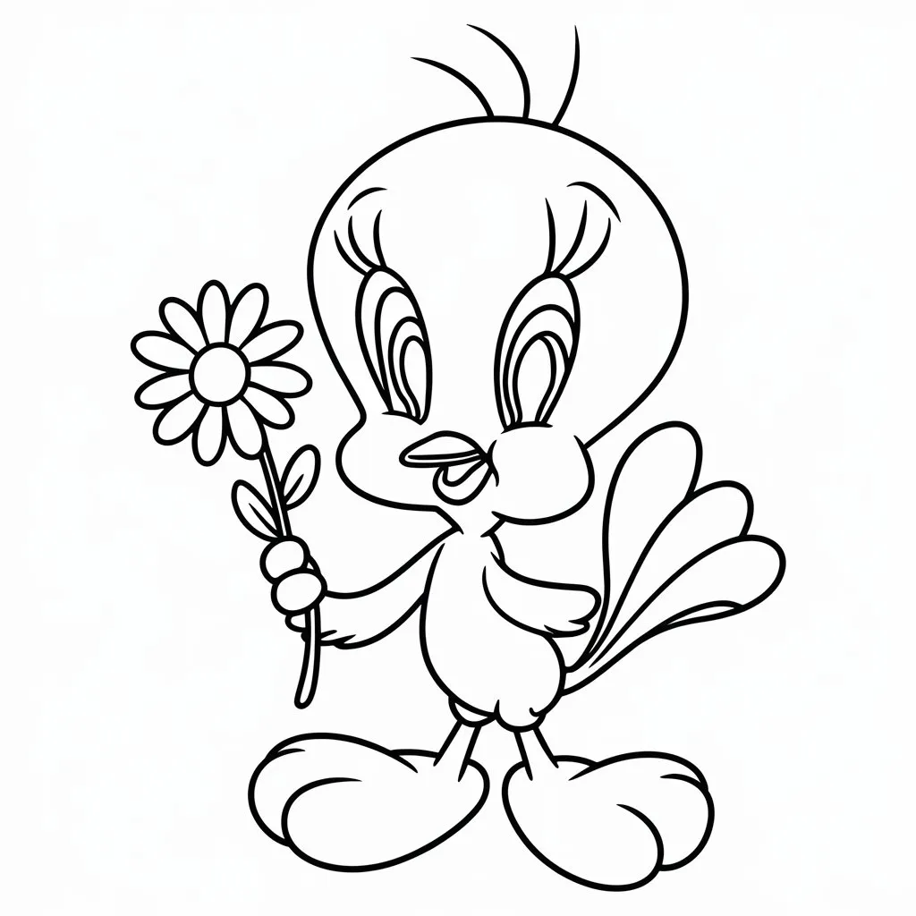 Tweety Bird Coloring Pages