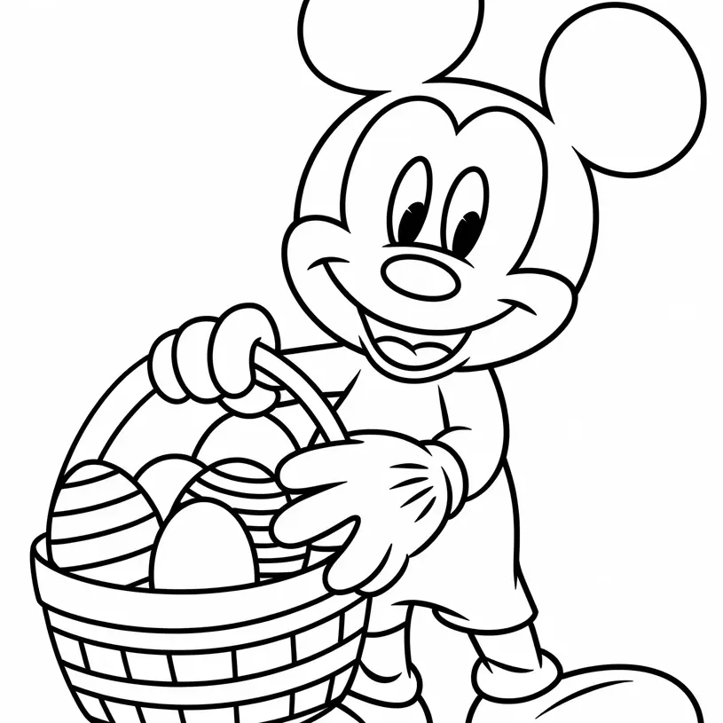 Disney Easter Coloring Pages