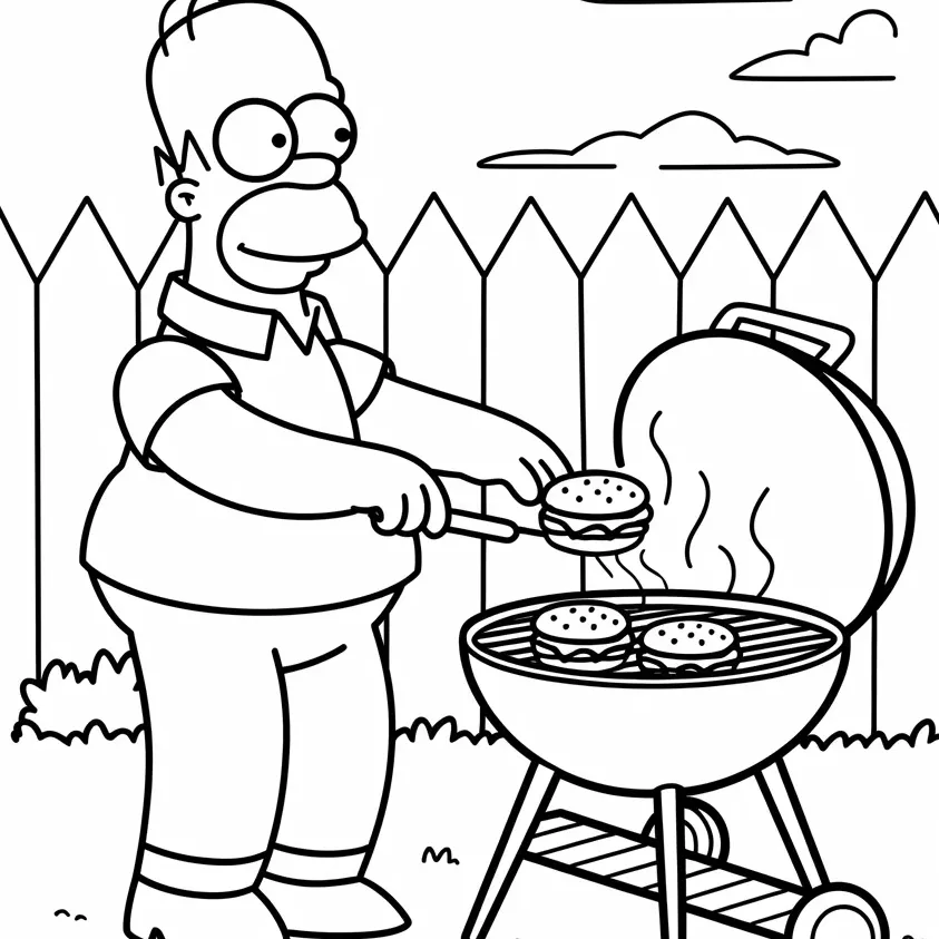 Simpsons Coloring Pages